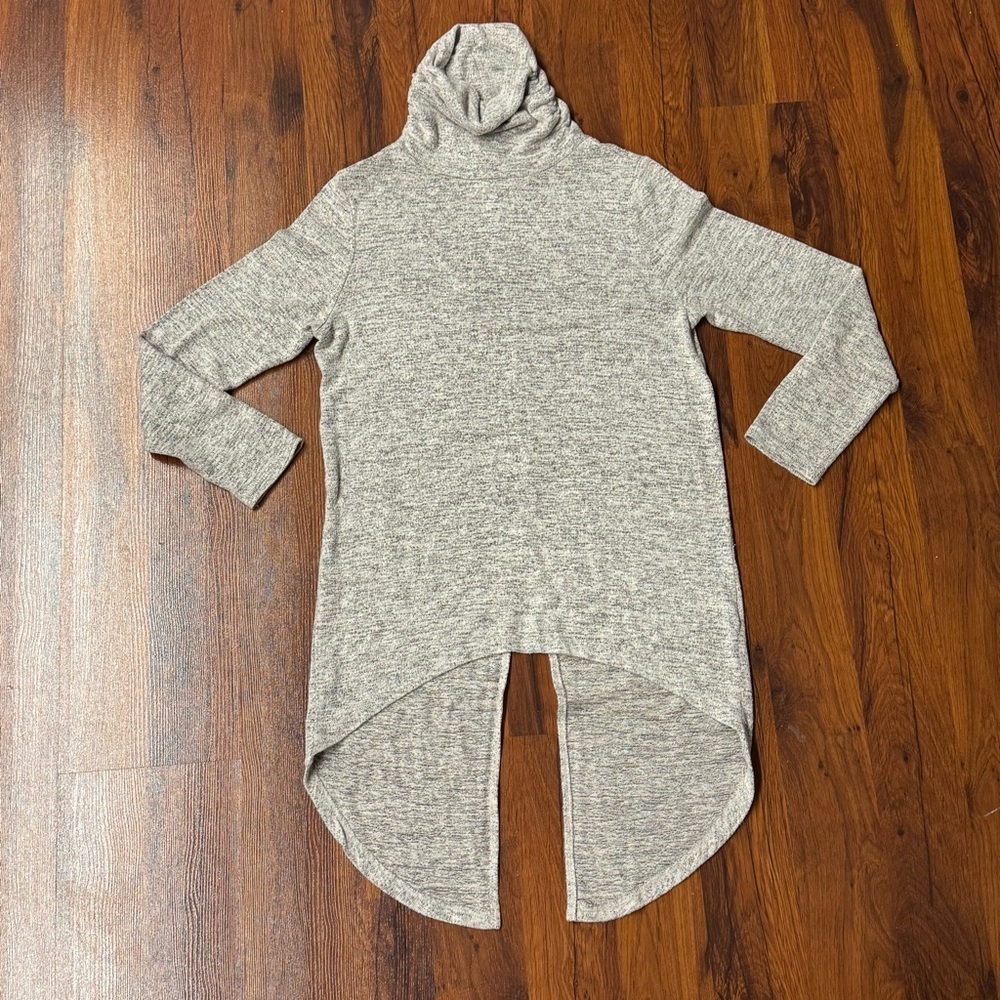 ONLY Turtleneck Sweater Heather Grey Size Small